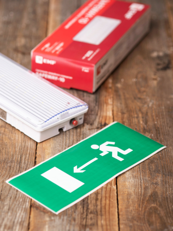 Пиктограмма "Направление налево" 320х120мм (для EXIT, SAFEWAY-40) EKF