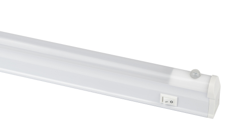 ЭРА линейный LED светильник LLED-02-08W-4000-MS-W с датчиком движения