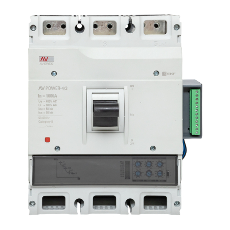 Автоматический выключатель AV POWER-4/3 1000А 50kA ETU2.2