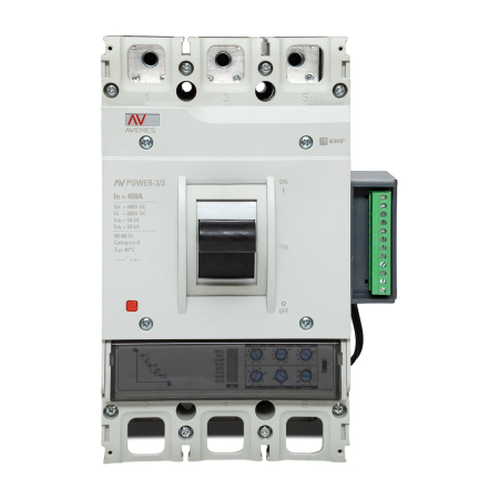 Автоматический выключатель AV POWER-3/3 400А 50kA ETU2.2