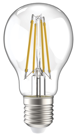 Лампа LED A60 шар прозр. 11Вт 230В 3000К E27 серия 360° IEK