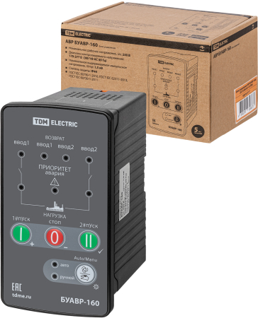 Блок управления АВР БУАВР-160/2Л-1Н 3Ф+N/1+N TDM
