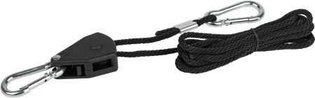 FITO-rope  Кронштейн для фитоламп и фитосветильников ЭРА FITO-rope телескопический подвес 2 м с карабином