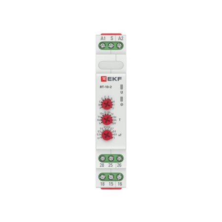 Реле времени (10 устанавл. функц.) RT-10 12-240В EKF PROxima