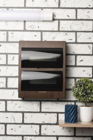 Щит распределительный навесной ЩРН-П-24 темное дерево IP41 EKF PROxima