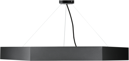 SPO-123-B-40K-045 ЭРА Светодиодный светильник 600*600*80 см 45Вт 4000К Черный корпус ЛТ