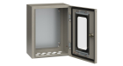 Корпус металлический ЩМП-1-0 (395х310х220мм) У2 IP54 прозрачная дверь IEK