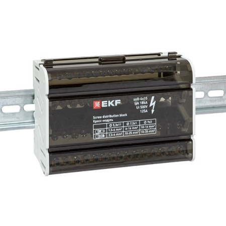 Шина нулевая в корпусе (4х15) EKF PROxima