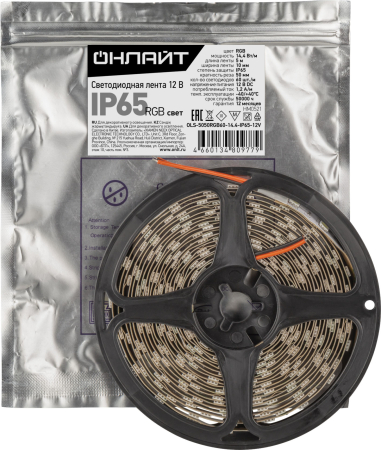 СД Лента ОНЛАЙТ 80 977 OLS-5050RGB60-14.4-IP65-12V