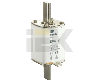 Плавкая вставка предохранителя ППНИ-35, габарит 1, 125А IEK