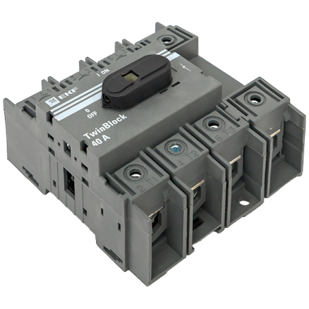 Рубильник 40A 4P c рукояткой управления для прямой установки TwinBlock EKF