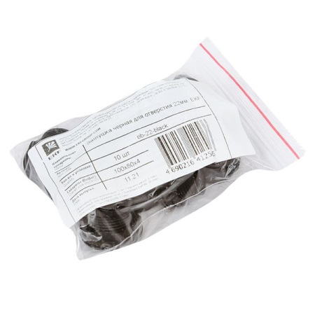 Заглушка черная для отверcтия 22мм EKF PROxima