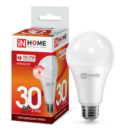 Лампа светодиодная LED-A70-VC 30Вт 230В Е27 6500К 2700Лм IN HOME