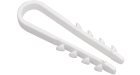 Дюбель хомут 19-25мм нейлон белый (100шт) IEK