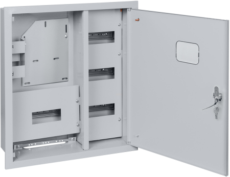 Корпус металлический ЩУРВ-3/24 (580х520х165) 1 дверный TDM