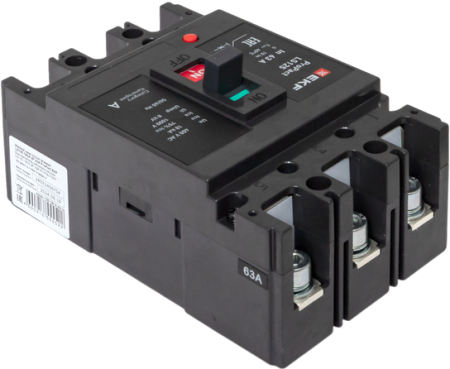 Автоматический выключатель LS125 18кА 3P 63А ProPact EKF