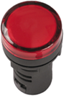 Лампа AD22DS(LED)матрица d22мм красный 110В AC/DC IEK