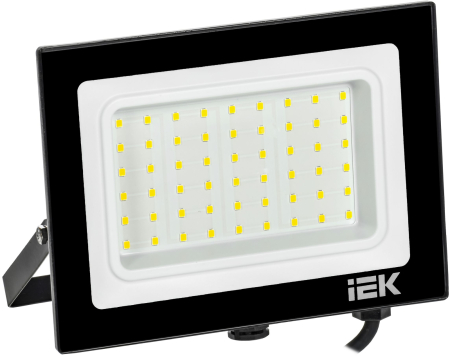 Прожектор СДО 06-50 светодиодный черный IP65 4000 K IEK