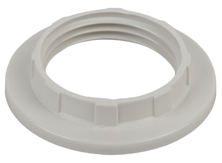 ЭРА Кольцо для патрона E14, пластик, белое (100/1000/24000)