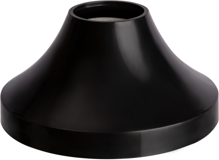 Патрон-основание, керамический E27, черный TDM