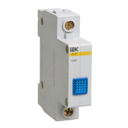 Сигнальная лампа ЛС-47 (синяя) (неон) IEK