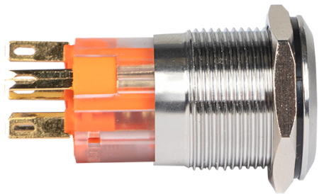 Кнопка S-Pro67 19 мм без фикс. с белой подсв. 230В EKF PROxima