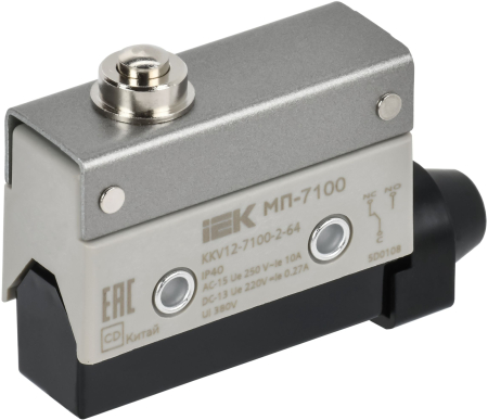 Микр. конц. МП-7100 толкатель IP40 IEK