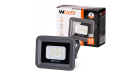 Светодиодный прожектор WFL-10W/06, 5500K, 10 W SMD, IP 65,цвет серый, слим