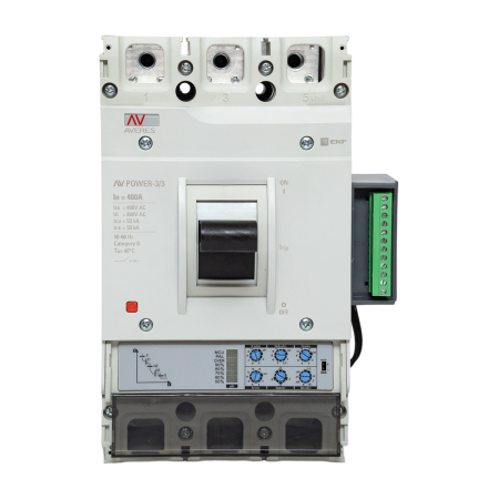 Автоматический выключатель AV POWER-3/3 400А 50kA ETU2.2
