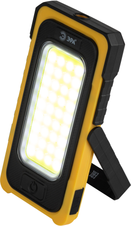 Светодиодный фонарь ЭРА Рабочие Практик RA-811 ручной, аккумуляторный, 15 Вт COB, powerbank, солнечная батарея, магнит