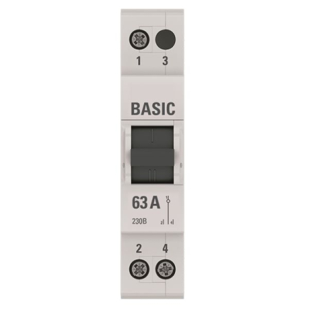 Трехпозиционный переключатель 1P 63А EKF Basic