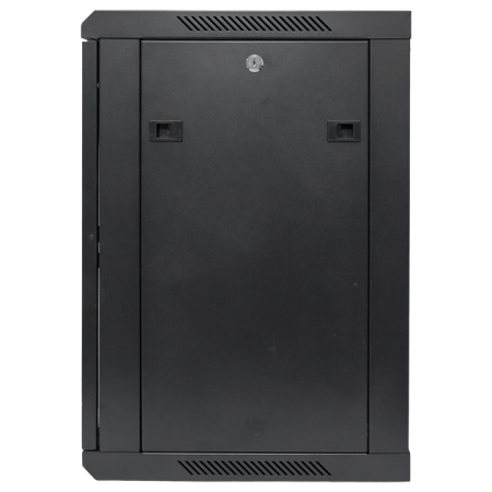 Шкаф настенный 19" TERACOM PRO 12U 600х450 мм дверь стеклянная с замком-ручкой чёрный