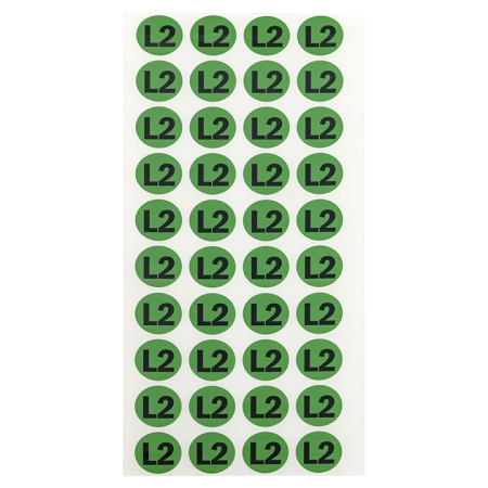 Наклейка "L2" d=20мм EKF PROxima