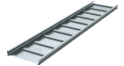Лоток листовой неперфорированный 100х700, лонжерон 2 мм, L 6 м, горячий цинк