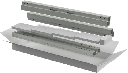 ITK LINEA E Компл. стоек и профилей шкафа 42U сер.