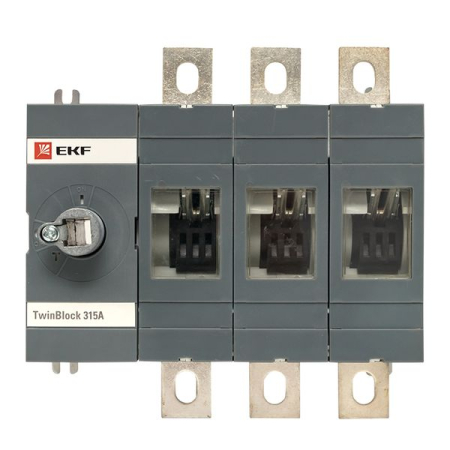 Рубильник   315A 3P без рукоятки управления TwinBlock EKF PROxima