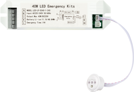 LED-LP-E040-1-240  БАП для светильников ЭРА LED-LP-E040-1-240 универсальный до 40Вт 1час IP20