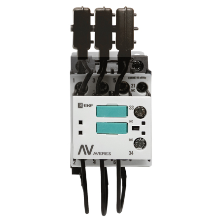 Контактор для конденсатора КМЭК 15 кВАр 230В 1NО+1NC EKF AVERES