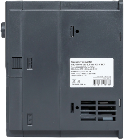 Преобразователь частоты PRO-Drive PD-150-FC-5K5-43-B EKF