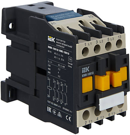 Контактор КМИ-10910 9А 230В/АС3 1НО IEK