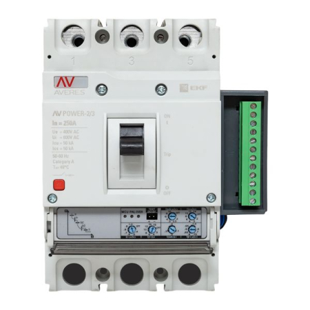Автоматический выключатель AV POWER-2/3 250А 50kA ETU2.2