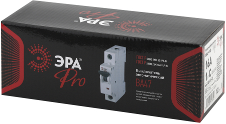 Автоматич. вык-ль NO-901-43 ВА47-100 1P 16А 6кА х-ка C ЭРА Pro