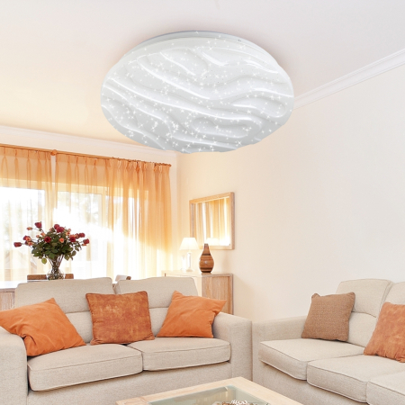 Бытовые светодиодные светильники (SPB 6) Fashion SPB-6 "Wave" 120  ЭРА Светодиод. св-к 120Вт 3000-65