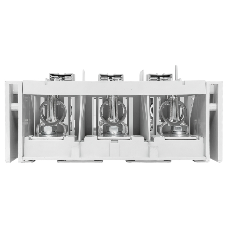 Выключатель-разъединитель УВРЭ v2 630А с дополнительным контактом (NO+NC) откидного типа под предохранители ППН (габ.3) EKF