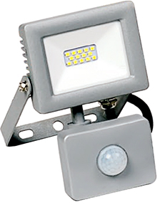 Прожектор СДО 07-20Д светодиодный серый с ДД IP44 IEK