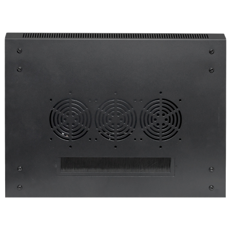 Шкаф настенный 19" TERACOM PRO 12U 600х450 мм дверь стеклянная с замком-ручкой чёрный