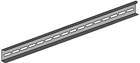 Монтажная панель для ВРУ 50х600мм перфорированная TDM