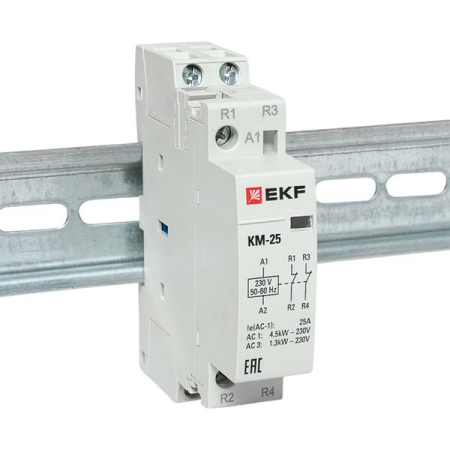 Контактор модульный КМ 25А 2NC (1 мод.) EKF PROxima