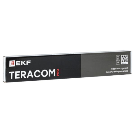 Кабельный органайзер TERACOM PRO 1U 5 колец серый