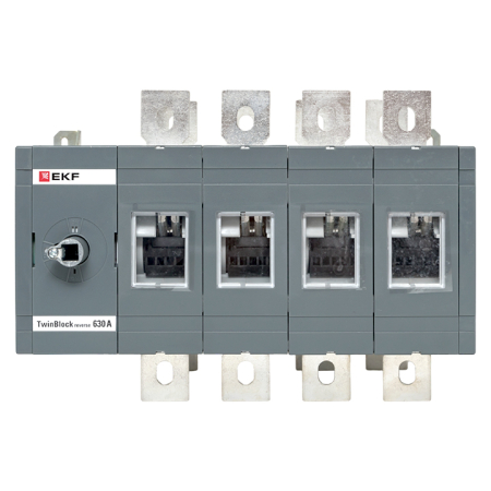 Рубильник 630A 4P реверсивный без рукоятки управления TwinBlock EKF